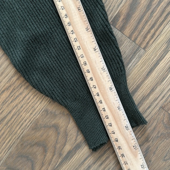 Premise Turtleneck Ribbed Sweater sz XL Women's Dolman Sleeve Hardware Green - Picture 13 of 16